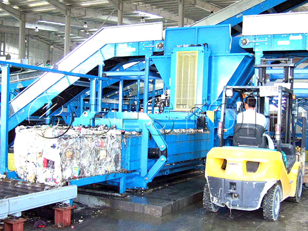 Waste paper sorting machine